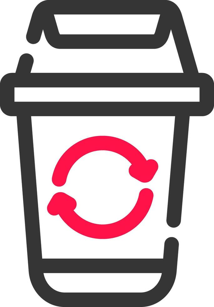 basura reciclar creativo icono diseño vector