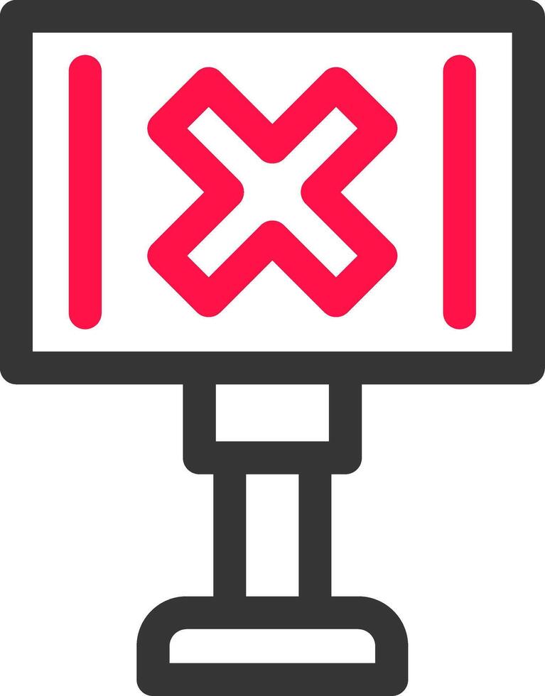 Railroad Crossing Creative Icon Design vector