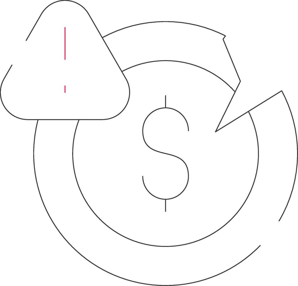 Line Two Color Design vector