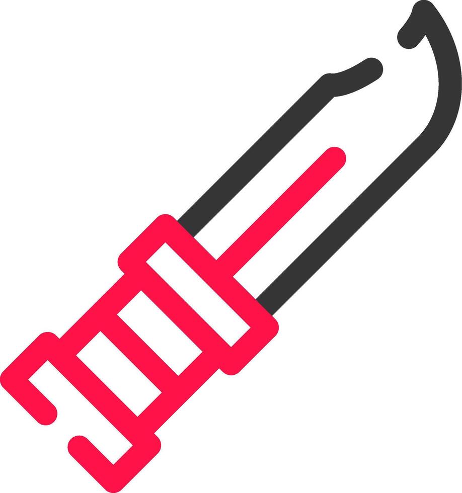 diseño de icono creativo de cuchillo vector