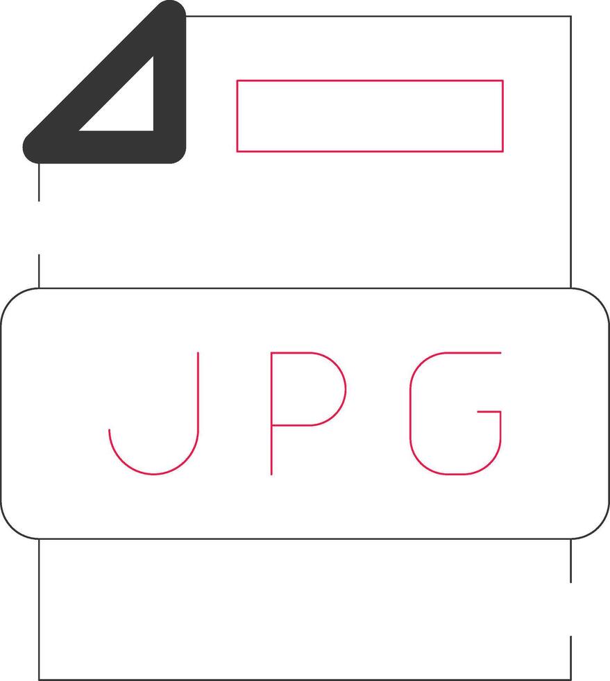 Jpg File Creative Icon Design vector