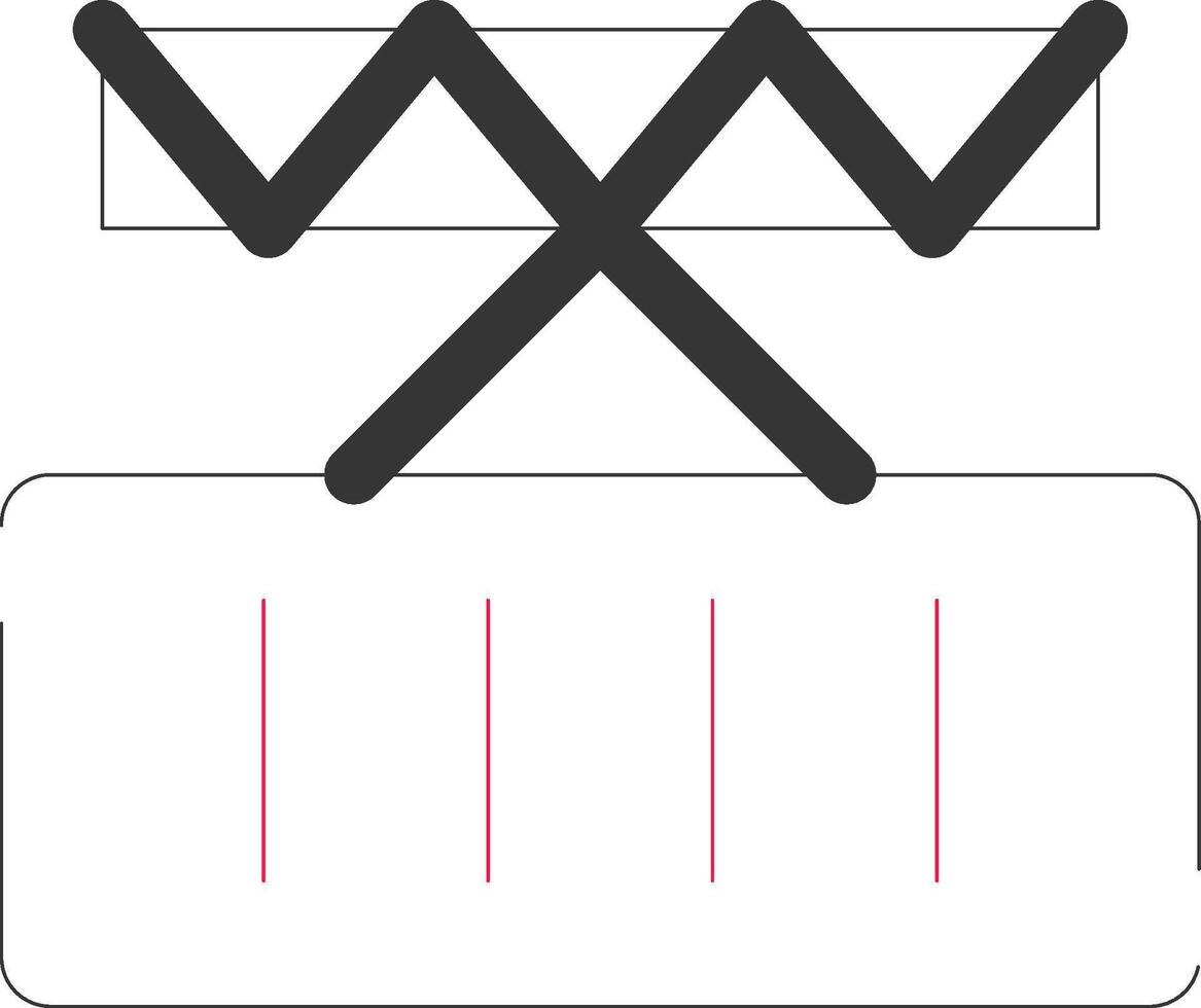 Crane Creative Icon Design vector