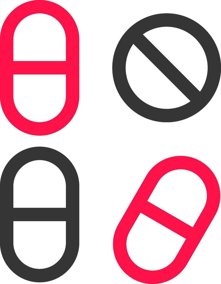 Pill Creative Icon Design vector