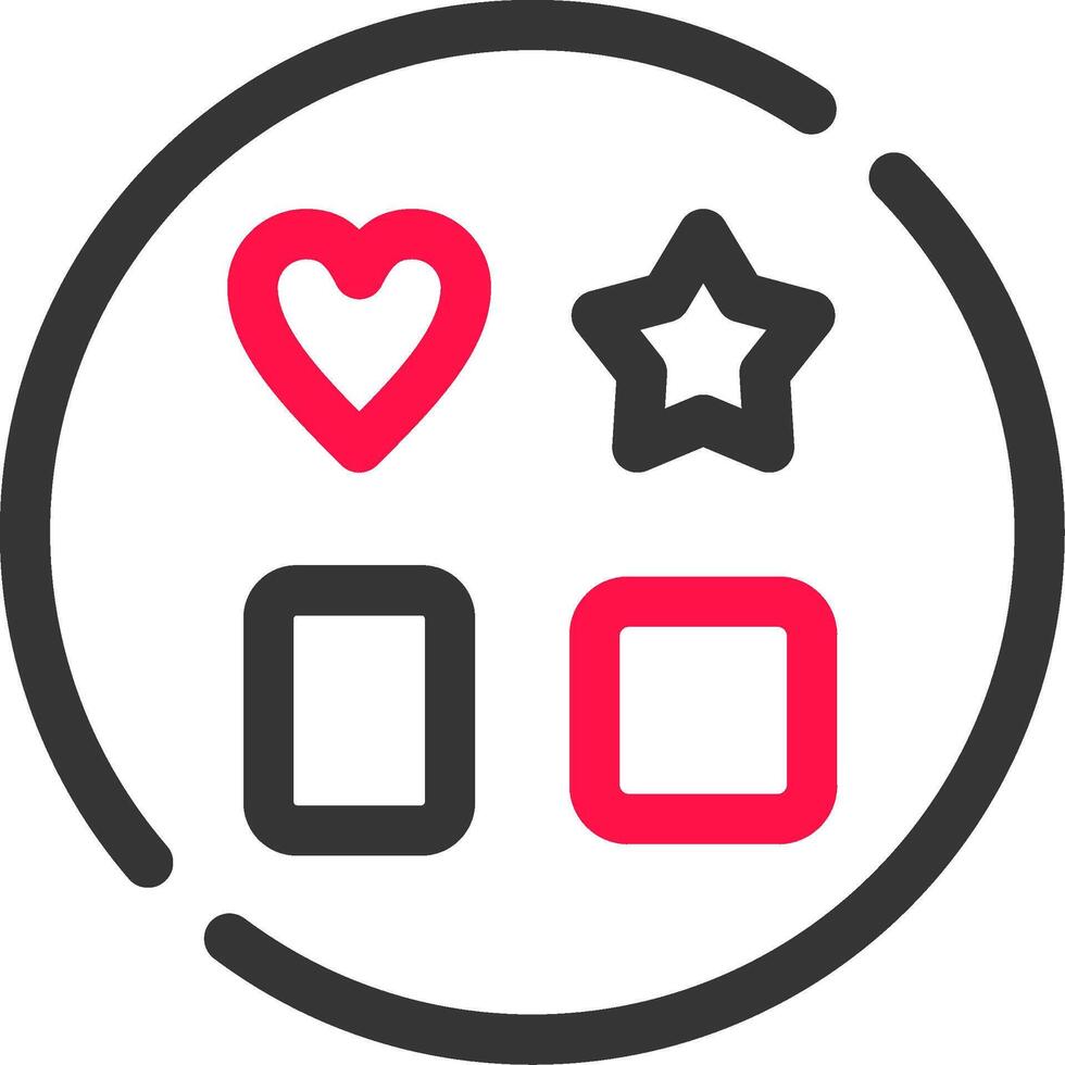 Shape Toy Creative Icon Design vector