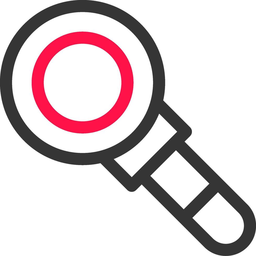 Magnifying Glass Creative Icon Design vector