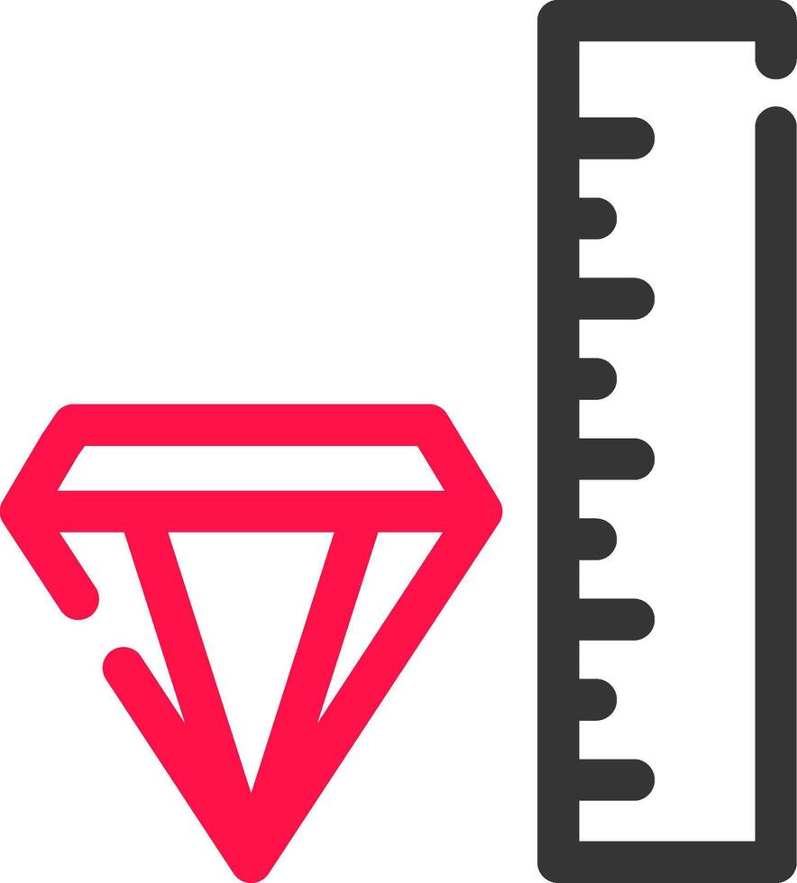 diseño de icono creativo de tamaño vector