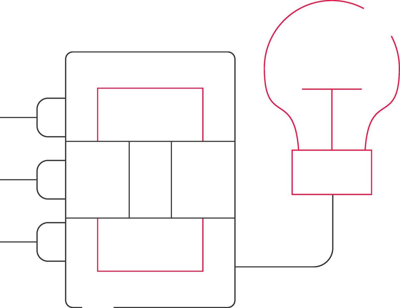 Circuit Creative Icon Design vector