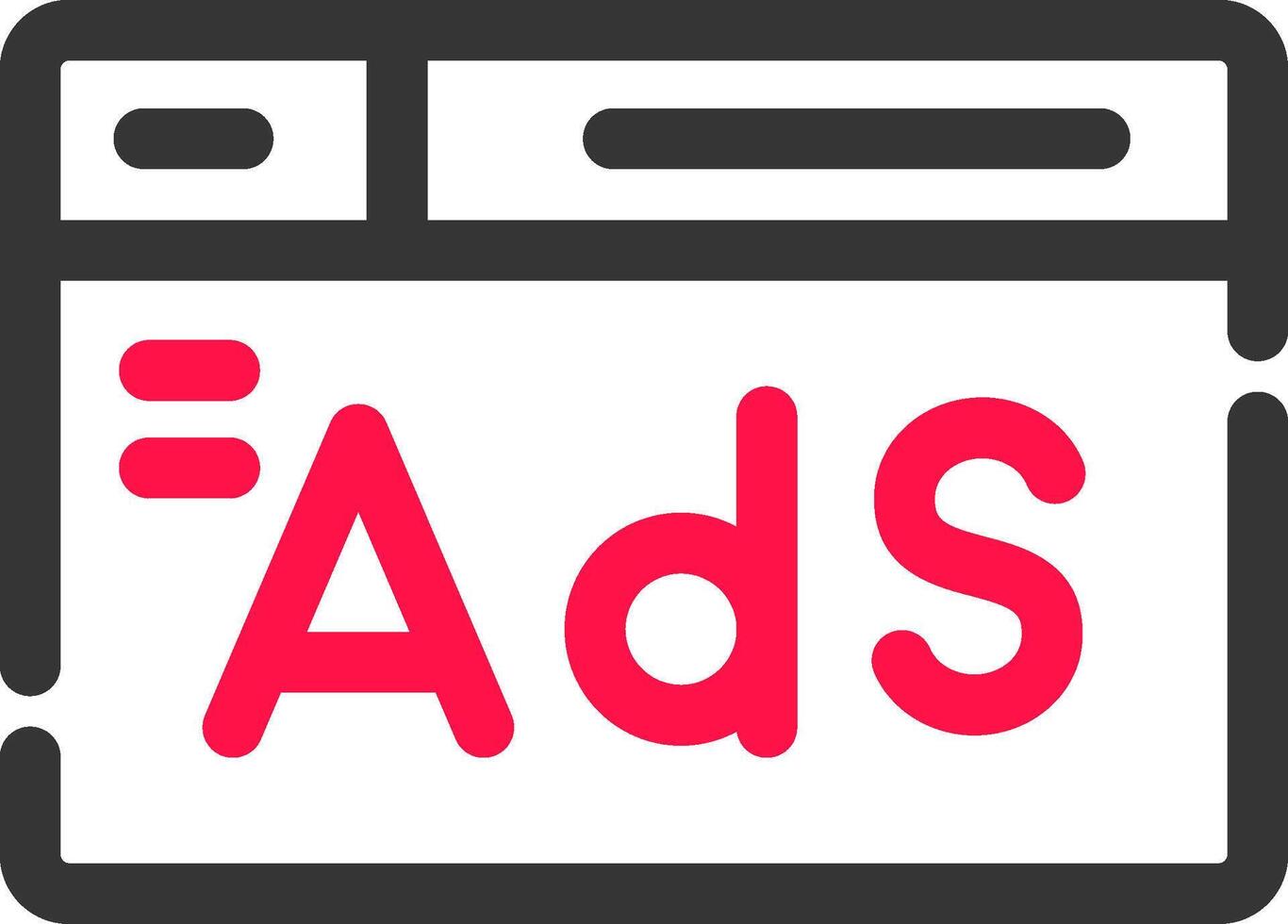 Advertising Creative Icon Design vector
