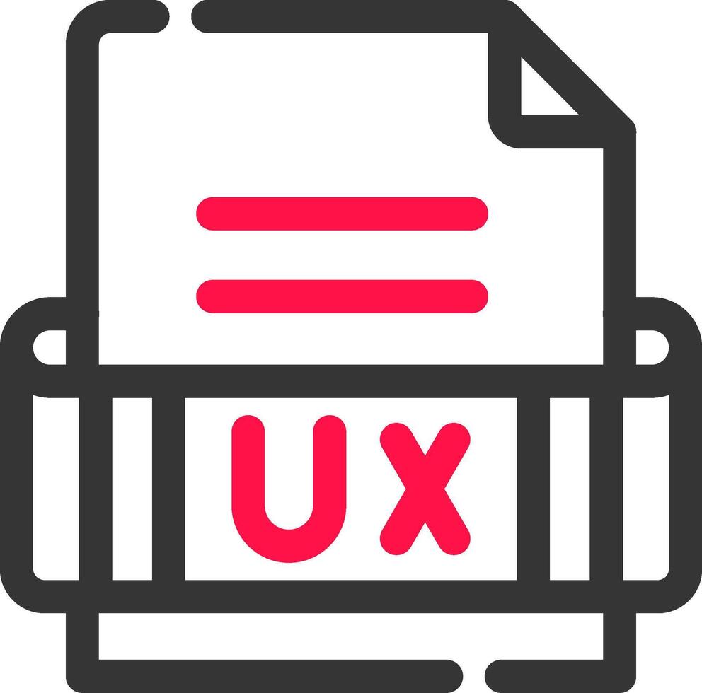 Ux Format Creative Icon Design vector
