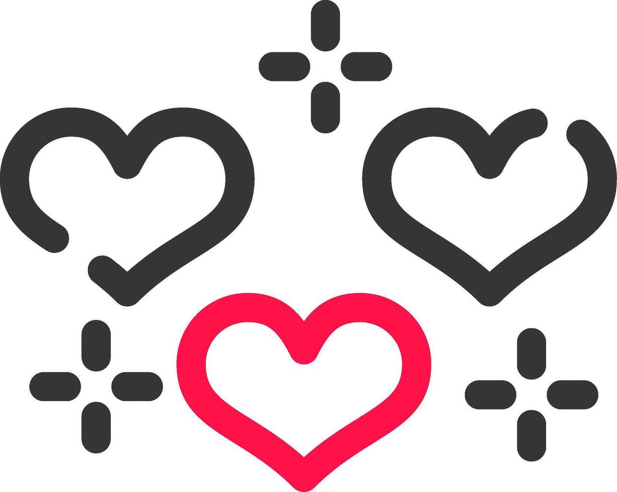 corazón creativo icono diseño vector