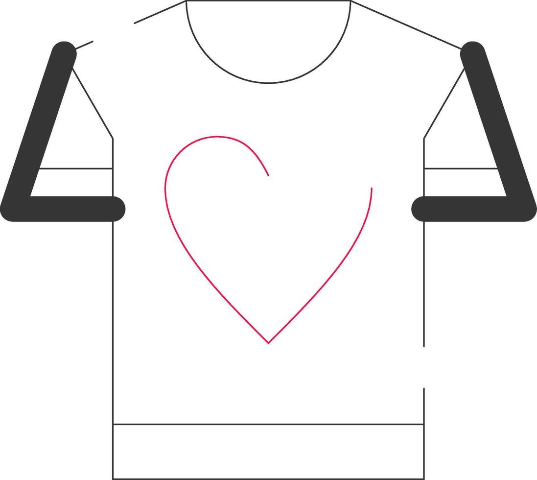 Tshirt Creative Icon Design vector
