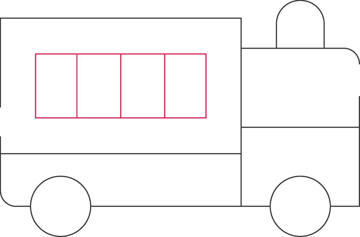 policía camioneta creativo icono diseño vector