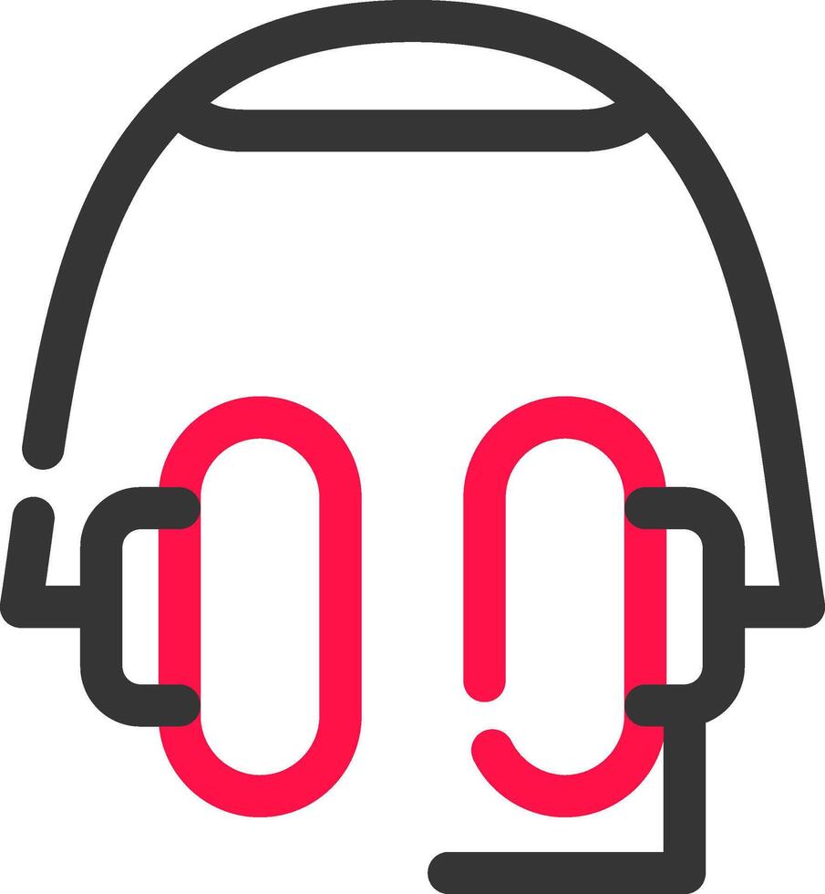 Headphones Creative Icon Design vector