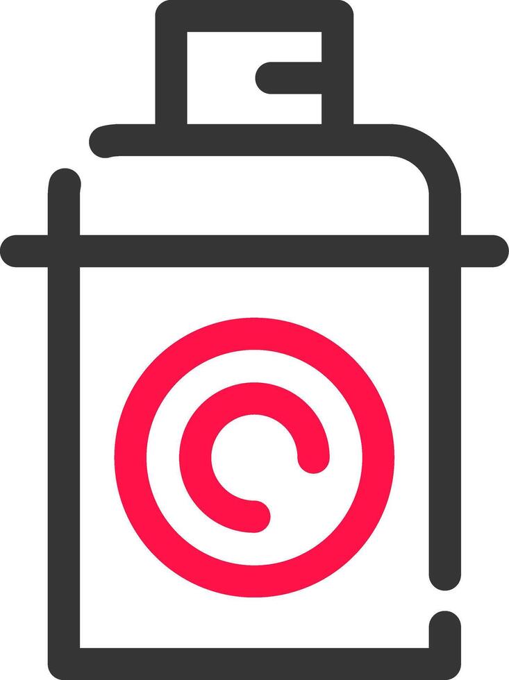 Spray Paint Creative Icon Design vector