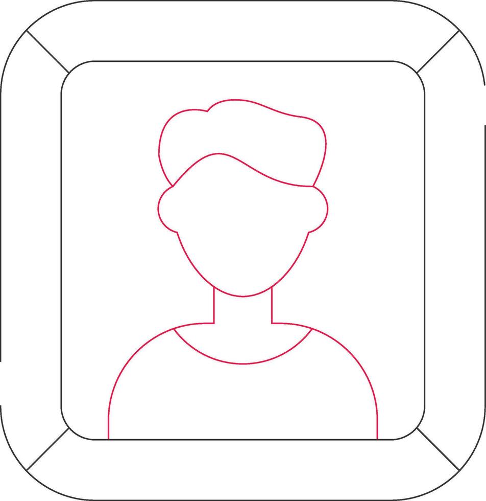 Portrait Creative Icon Design vector