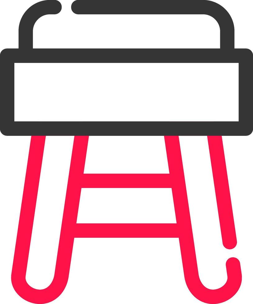 Stool Creative Icon Design vector