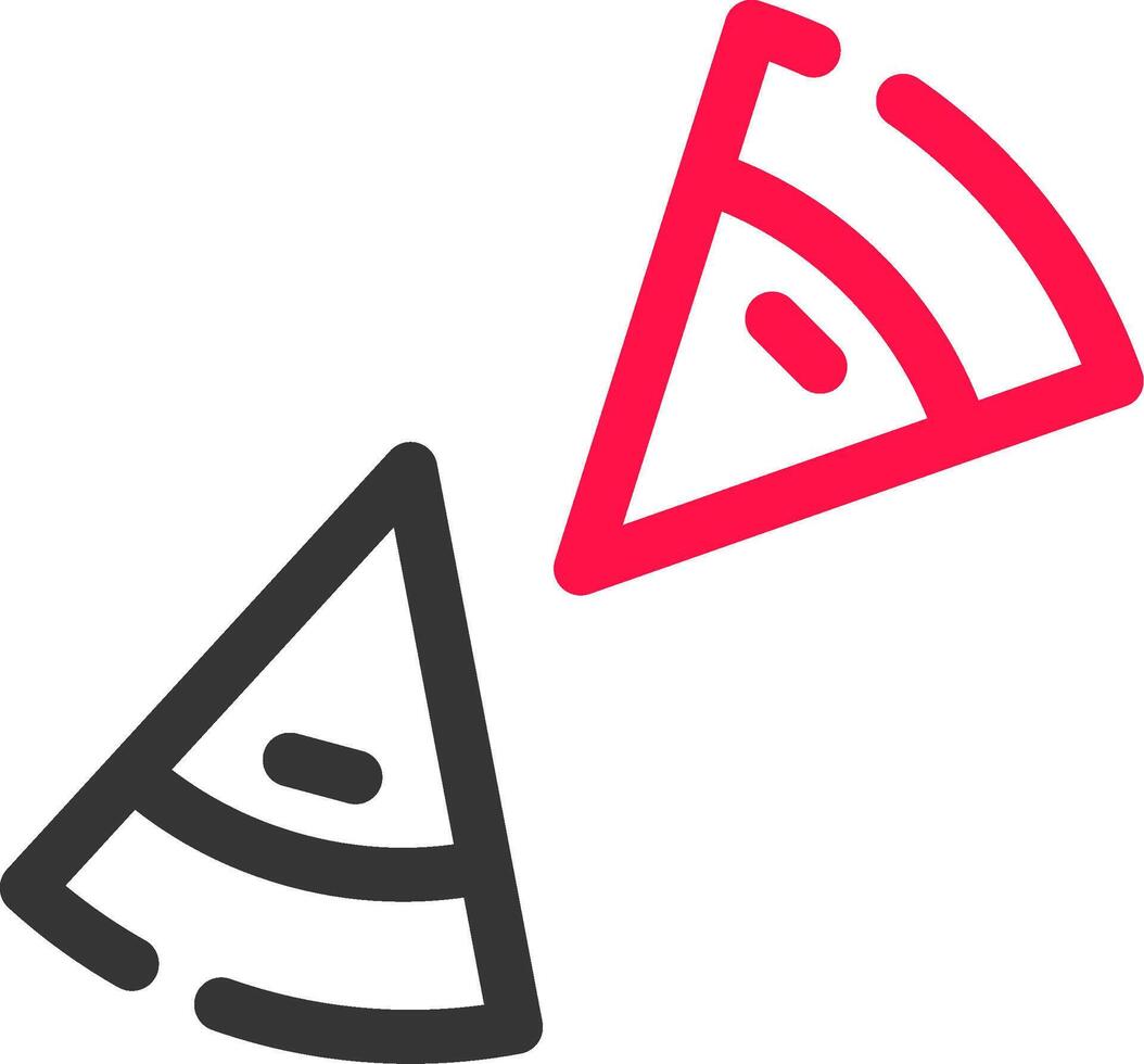 diseño de icono creativo de pizza vector