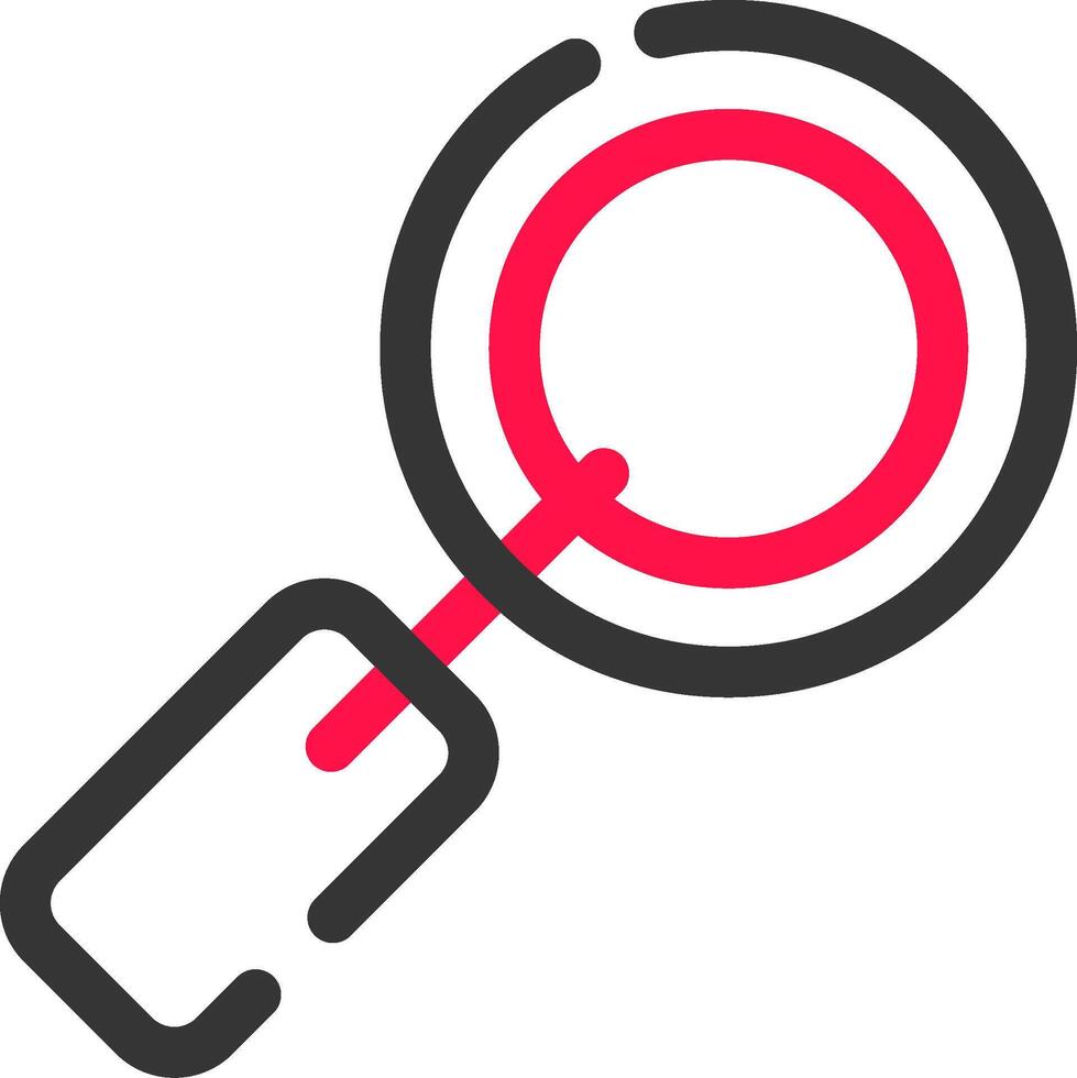 Magnifying Glass Creative Icon Design vector