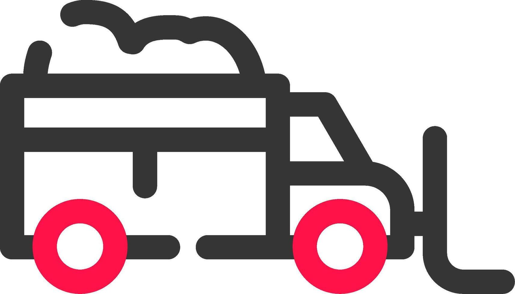 Snowplow Creative Icon Design vector