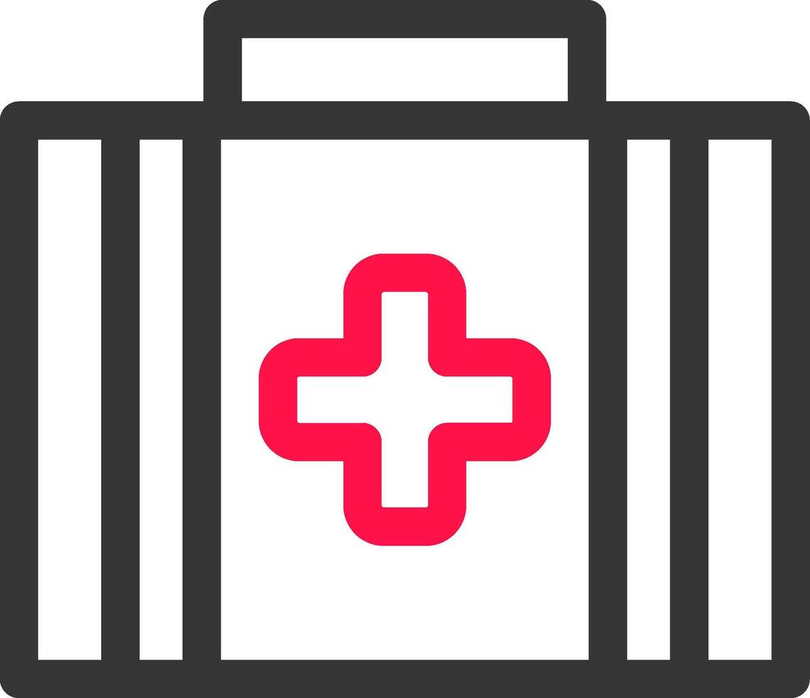 First Aid Kit Creative Icon Design vector