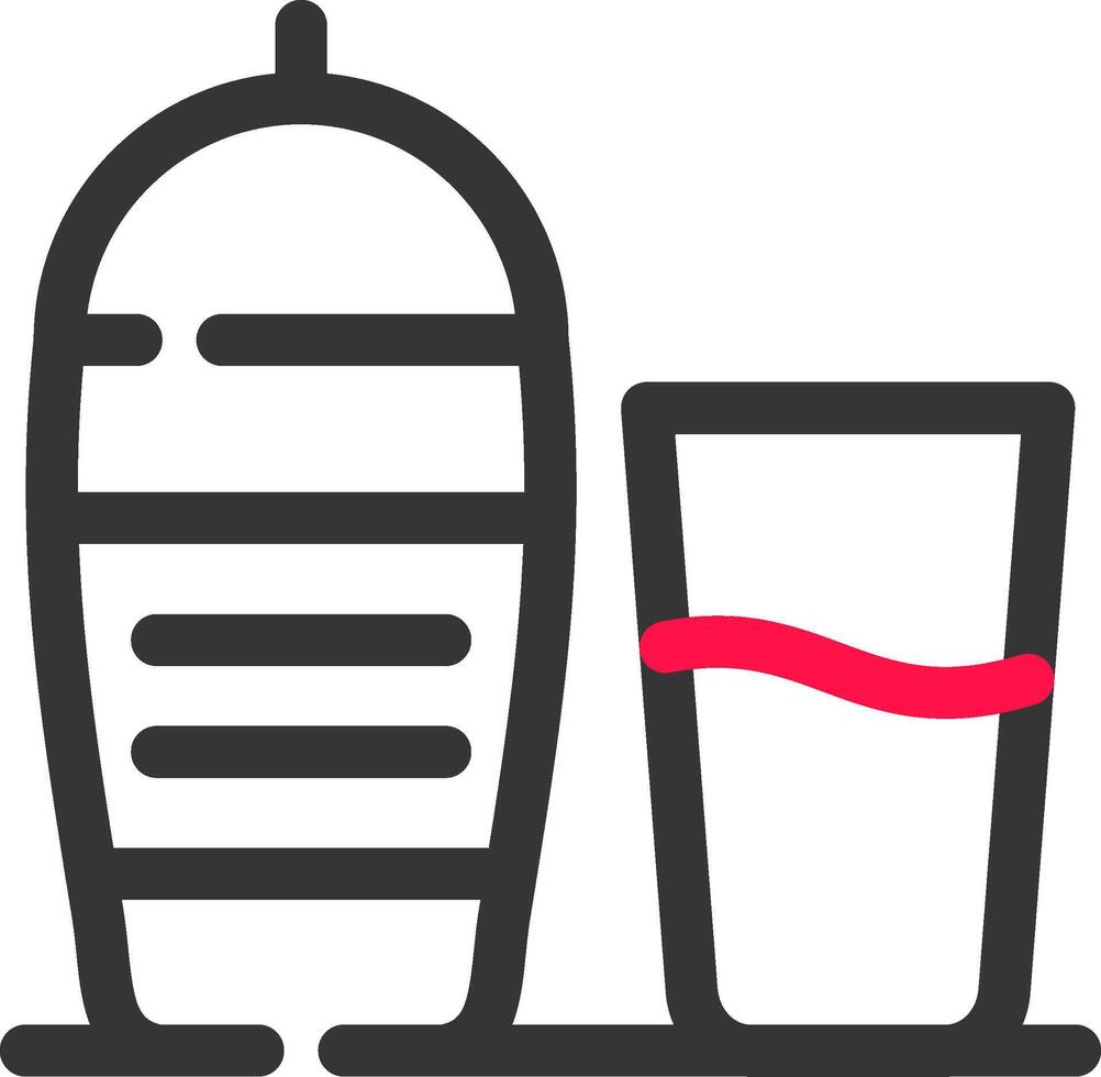 Cocktail Shaker Creative Icon Design vector