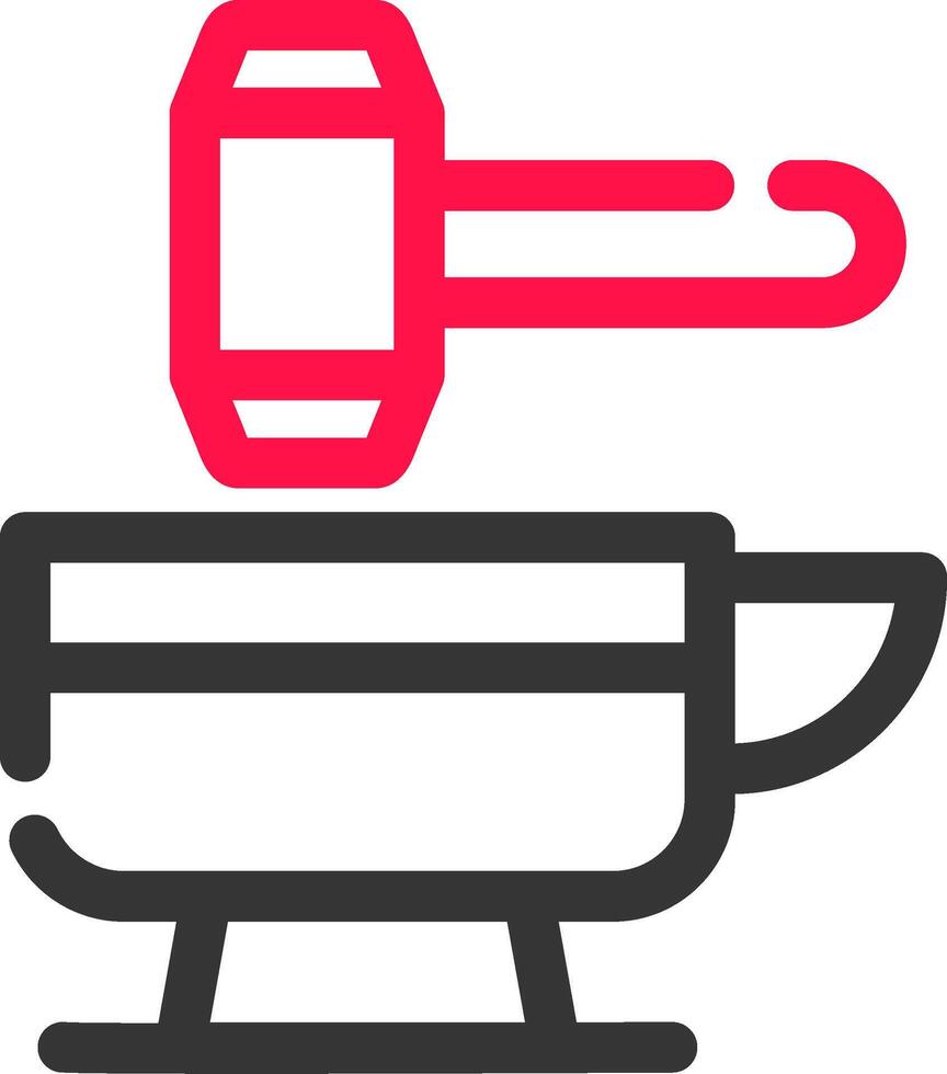 Blacksmith Creative Icon Design vector
