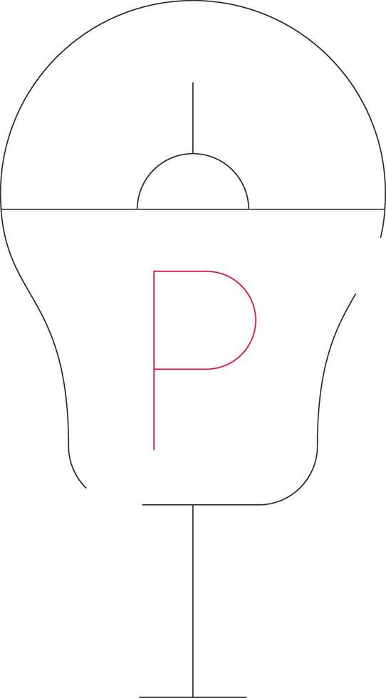 Parking Meter Creative Icon Design vector