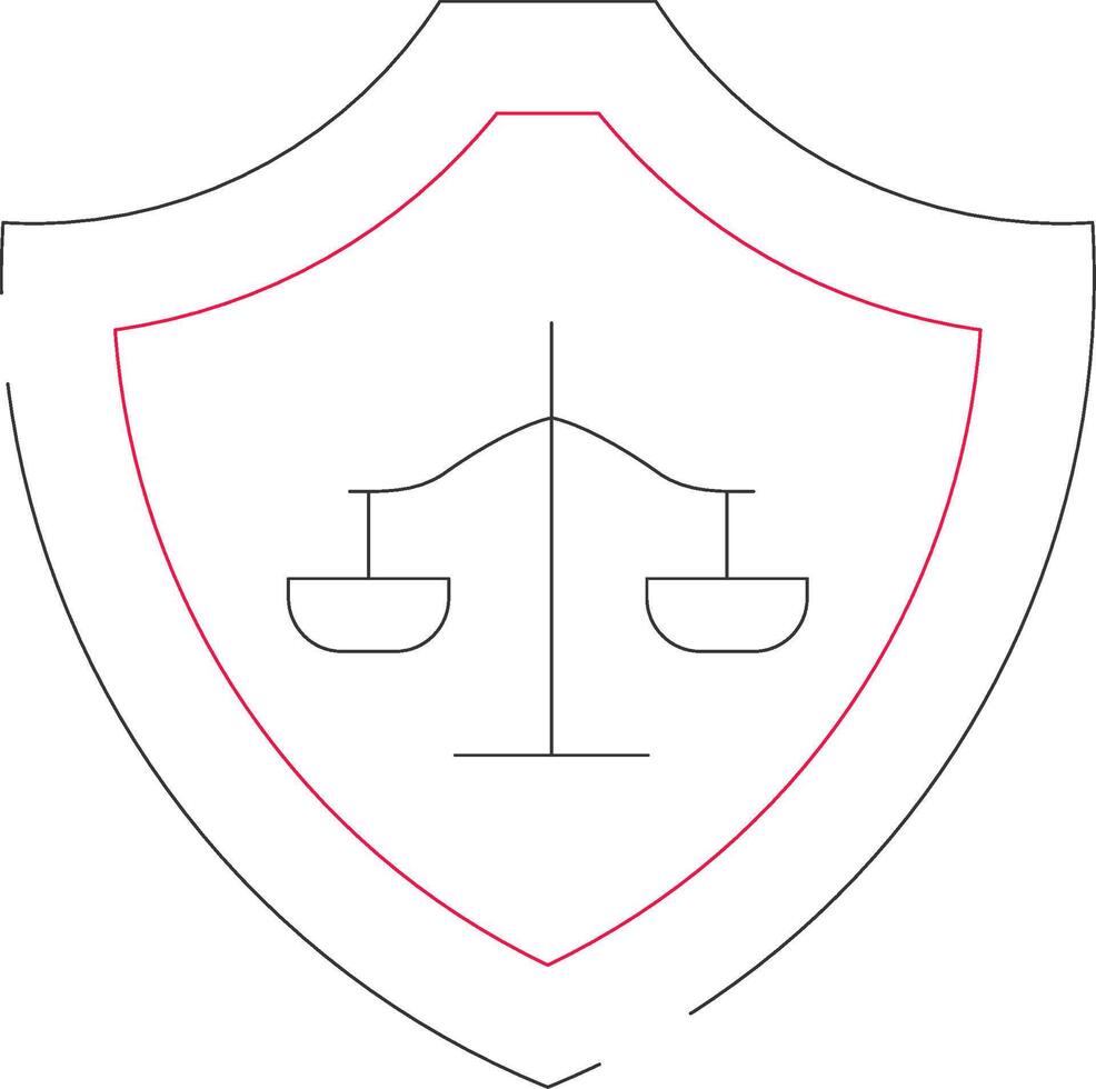 Law Creative Icon Design vector
