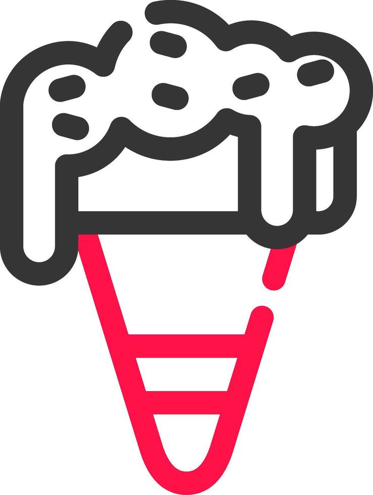 diseño de icono creativo de helado vector