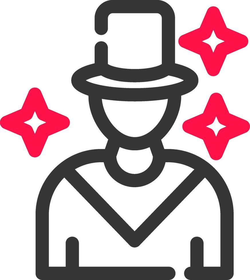 Magician Creative Icon Design vector