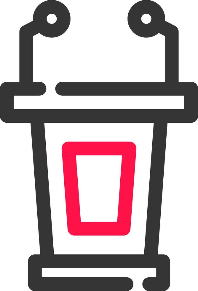 Lectern Creative Icon Design vector