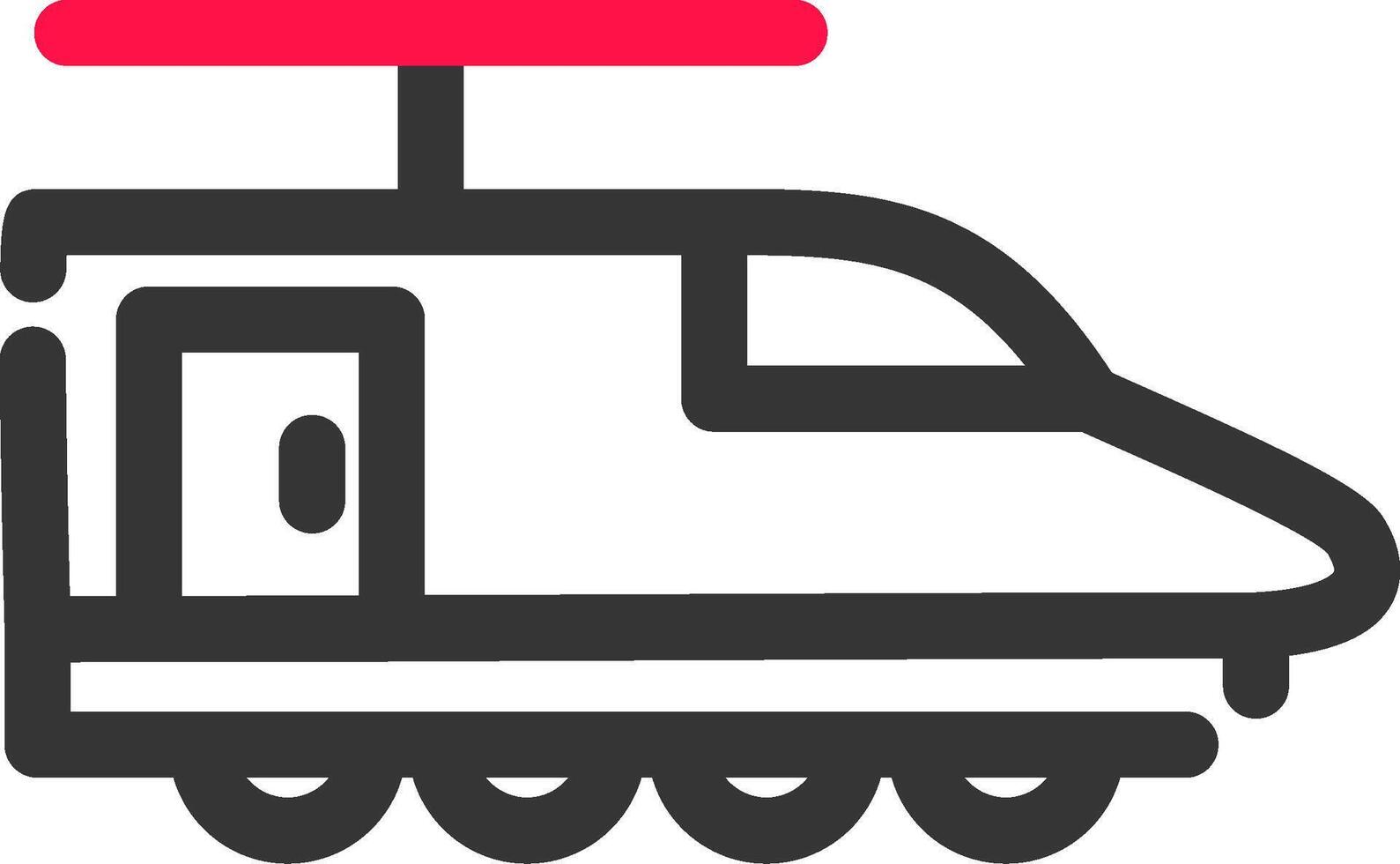 Electric Train Creative Icon Design vector