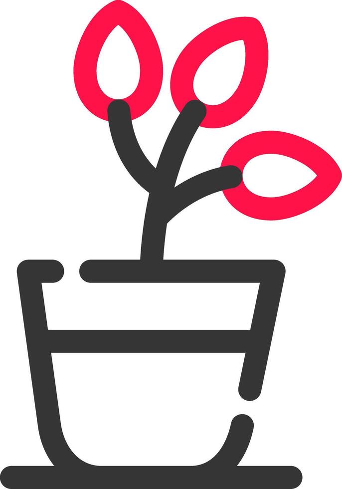 diseño de icono creativo de planta vector