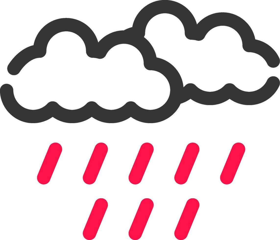 Rainy Day Creative Icon Design vector