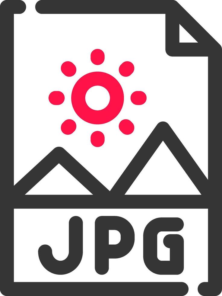 Jpg File Creative Icon Design vector