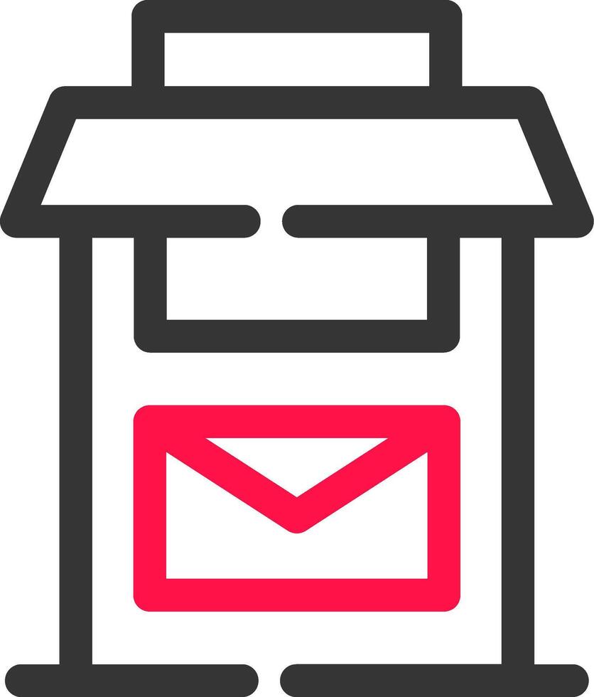Postbox Creative Icon Design vector