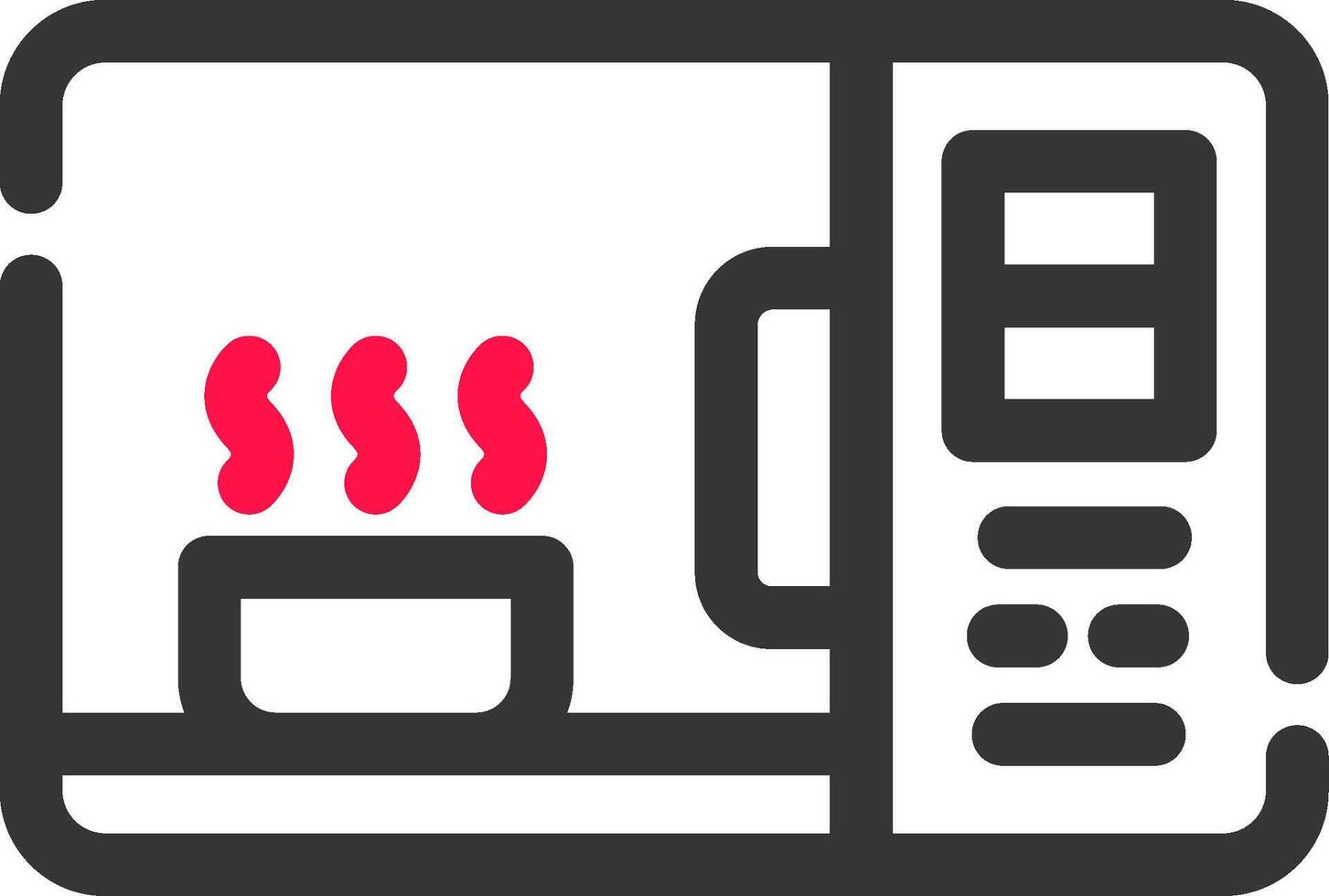 Microwave Creative Icon Design vector