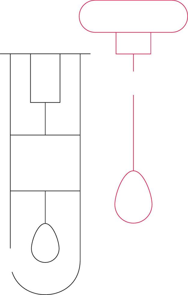 Line Two Color Design vector