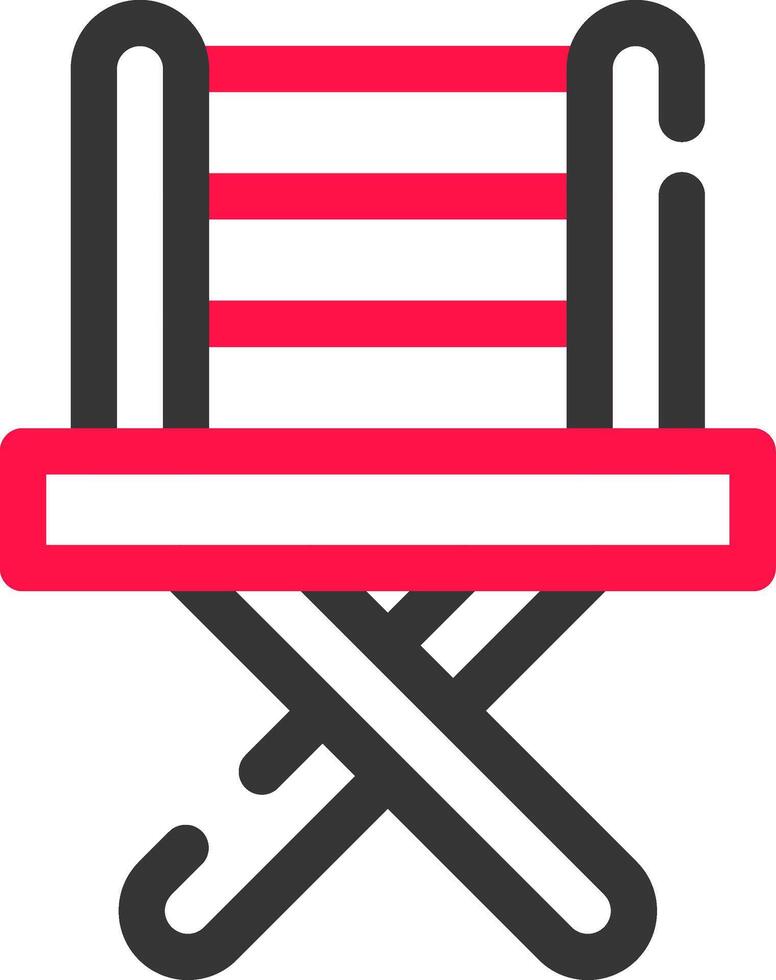 pescar silla creativo icono diseño vector