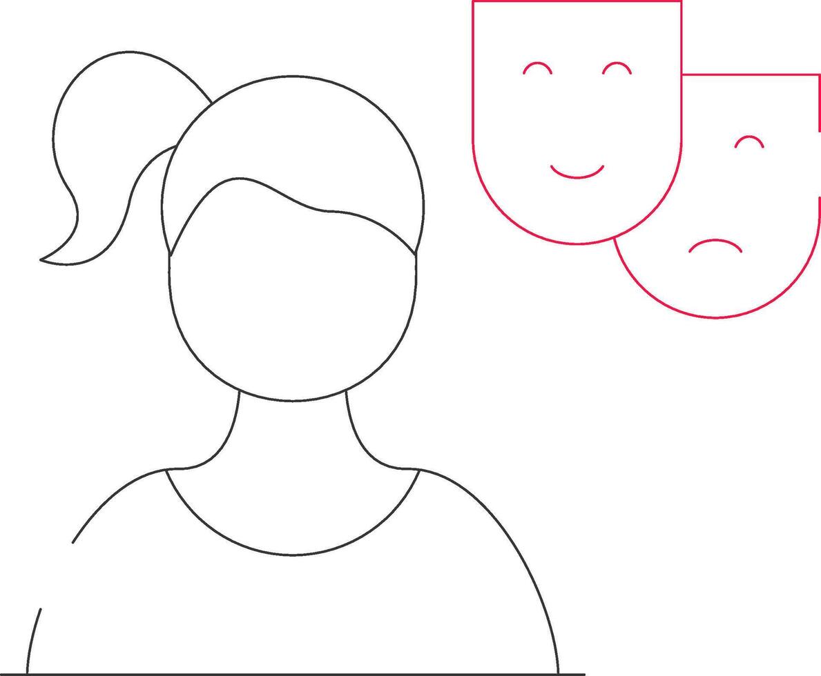 Drama Creative Icon Design vector