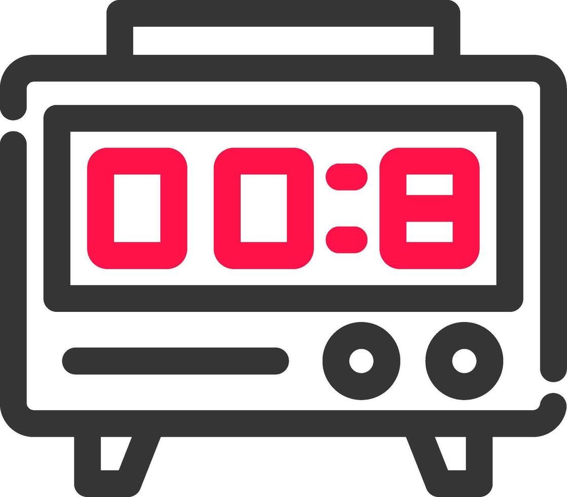 Digital Stopwatch Creative Icon Design vector