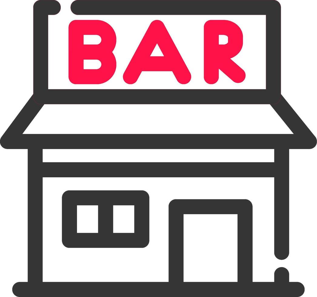 Bar Creative Icon Design vector