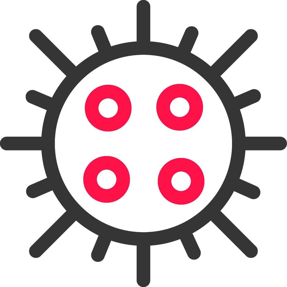 diseño de icono creativo de virus vector
