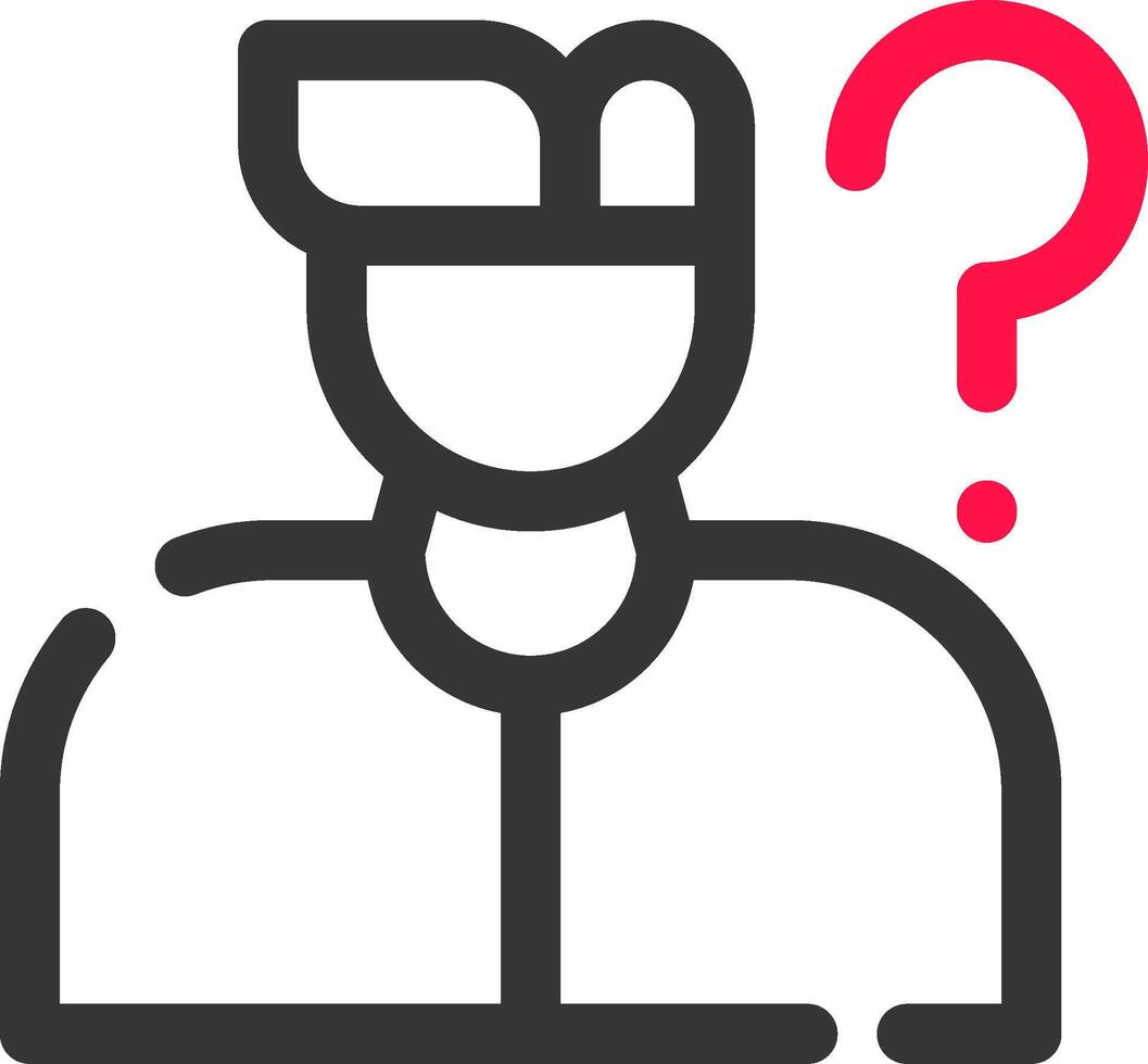 Question Creative Icon Design vector