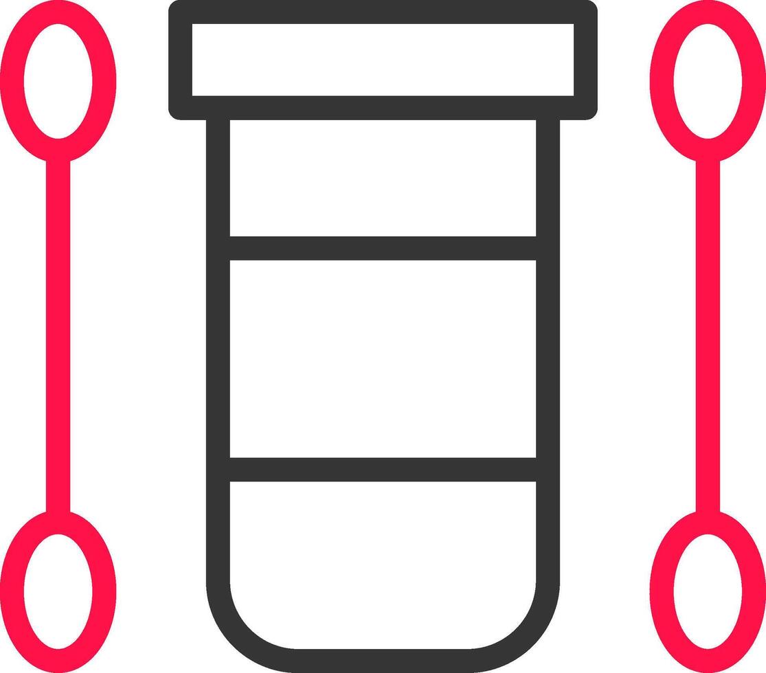 Cotton Swab Creative Icon Design vector
