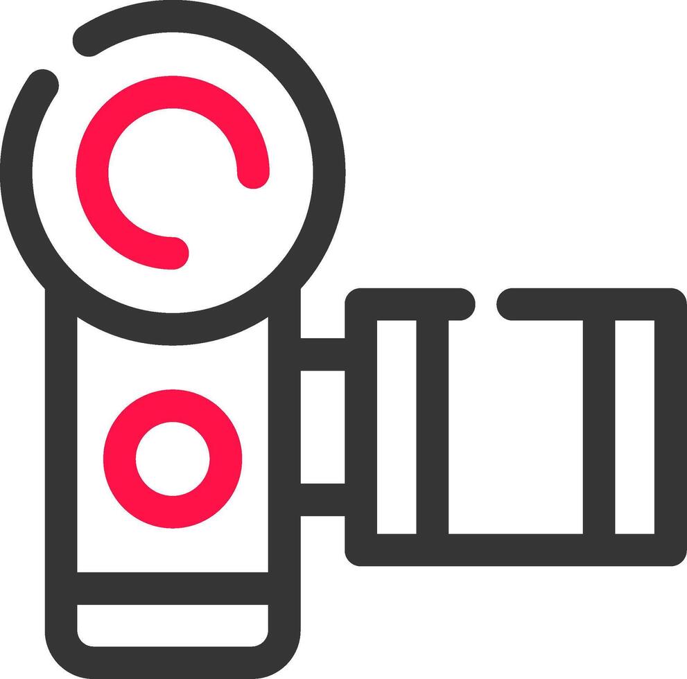 Video Camera Creative Icon Design vector