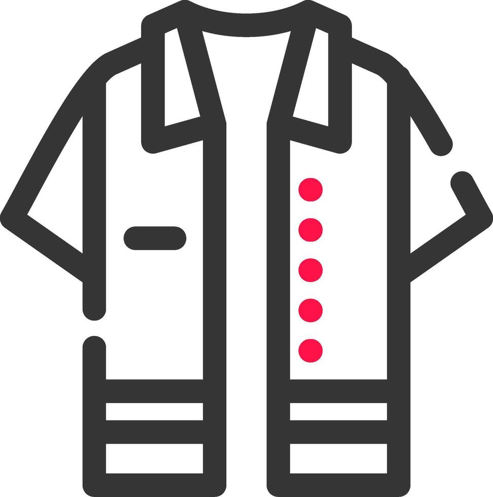 diseño de icono creativo de camisa vector