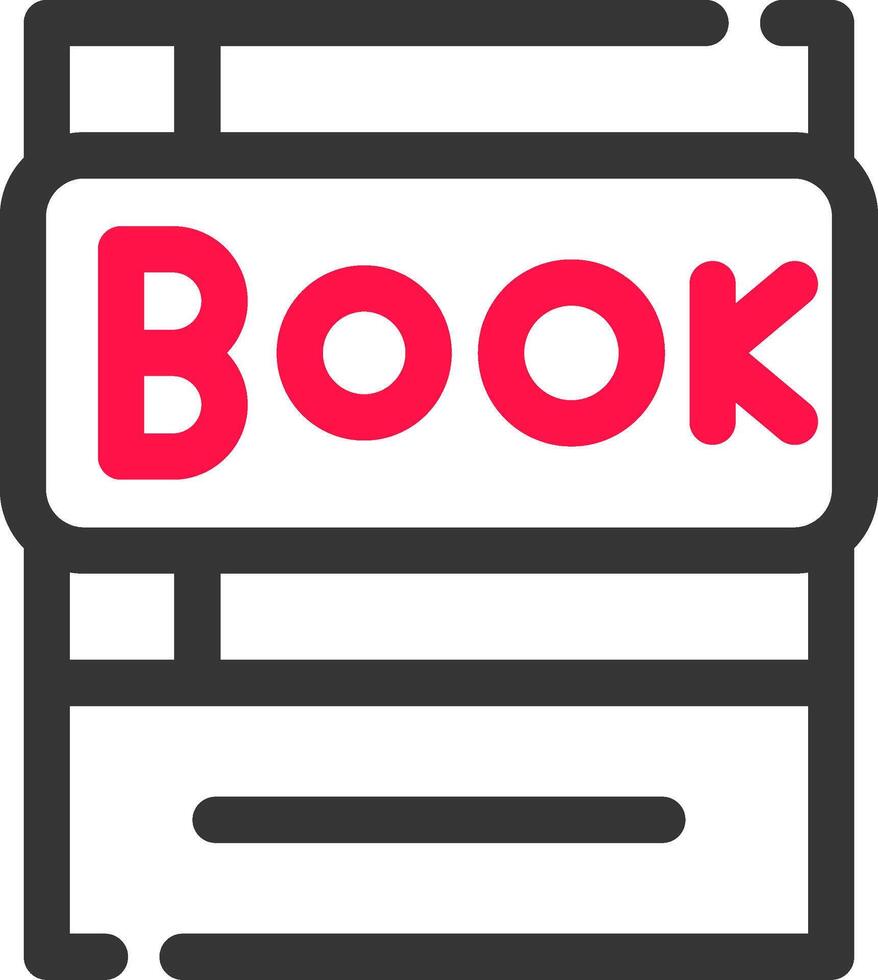 Line Two Color Design vector