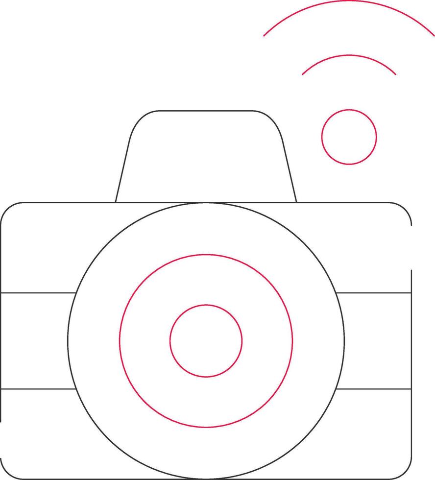 Smart Camera Creative Icon Design vector