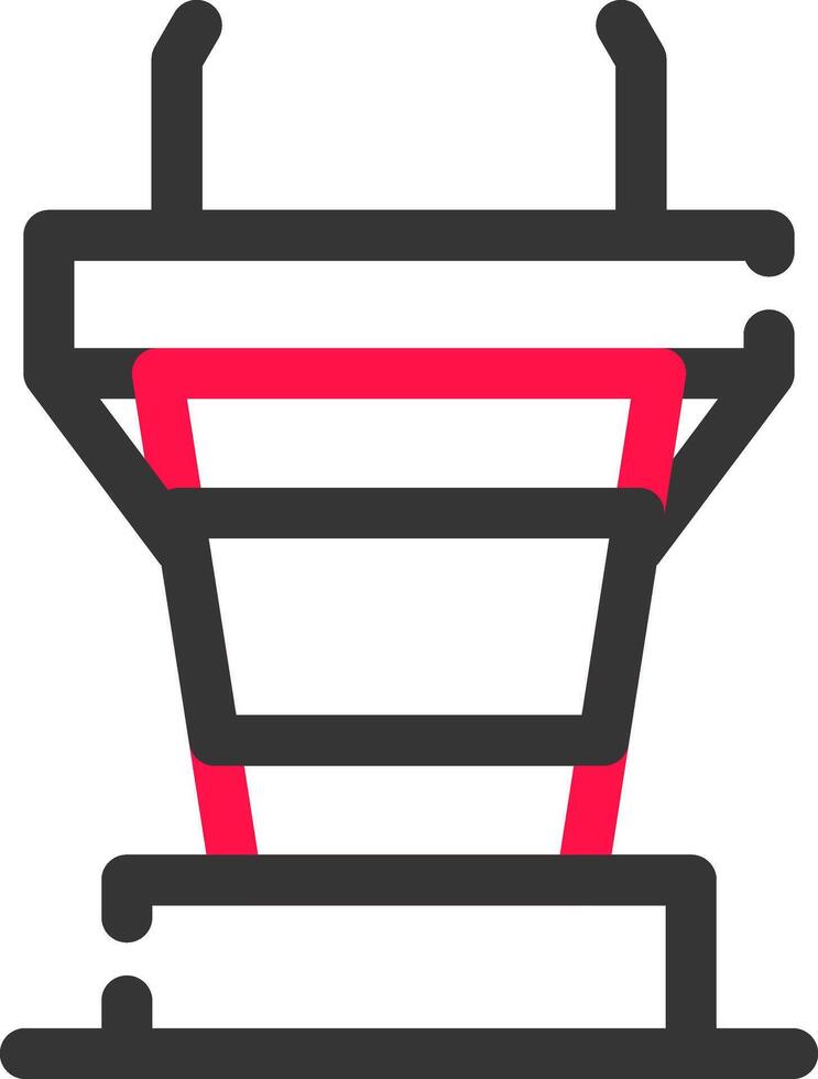 Podium Creative Icon Design vector
